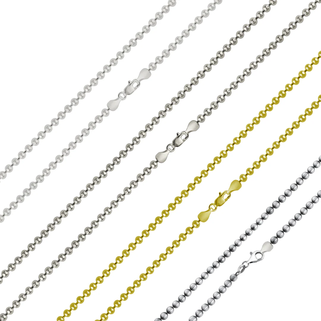 925 Sterling Silver Bead Chain