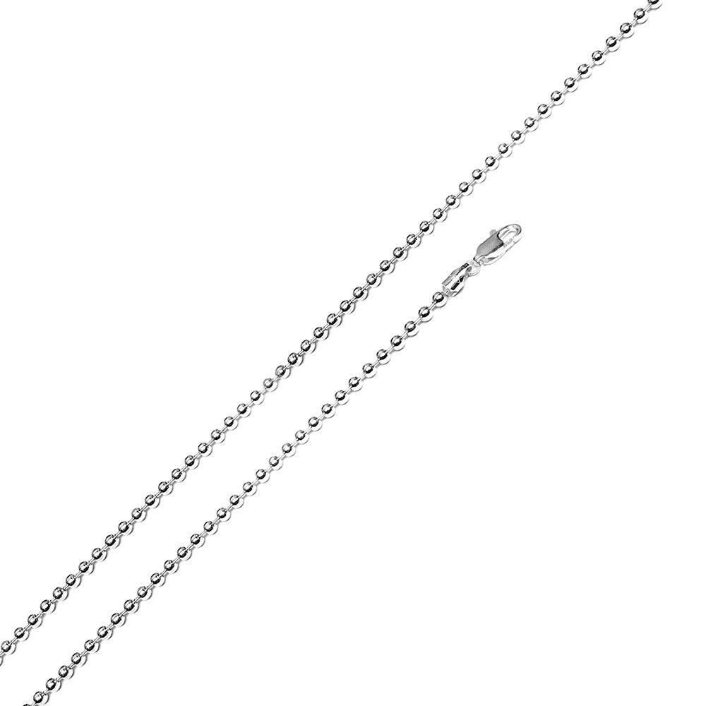 925 Sterling Silver Bead Chain - Image 2