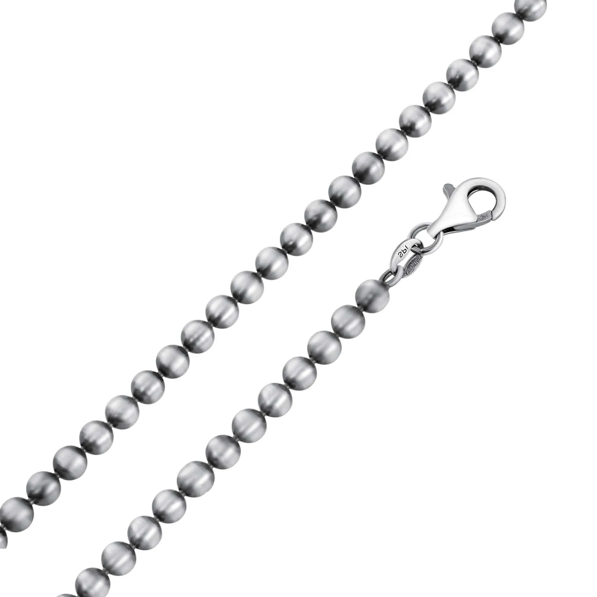 925 Sterling Silver Bead Chain - Image 4