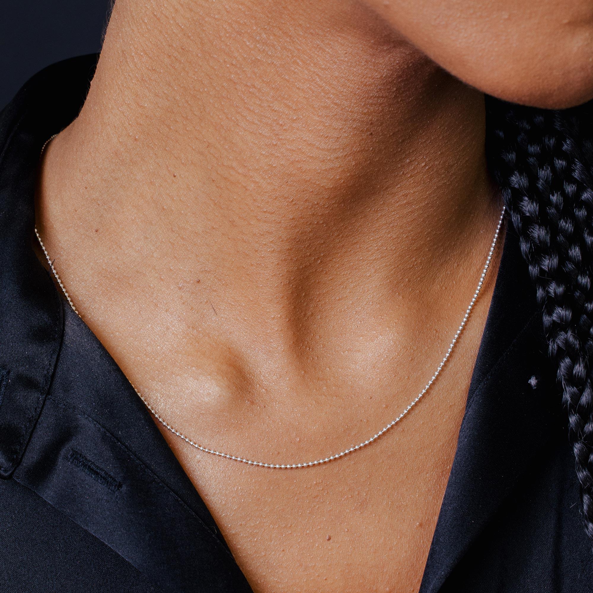 925 Sterling Silver Bead Chain - Image 6