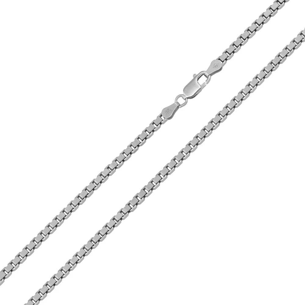 925 Sterling Silver Box Chain - Image 2