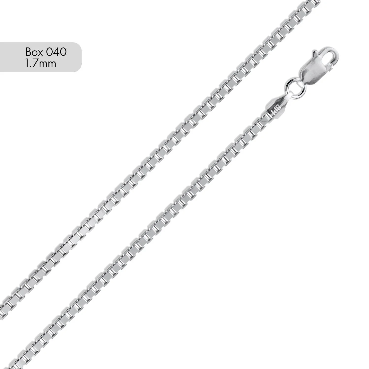 925 Sterling Silver Box Chain - Image 4