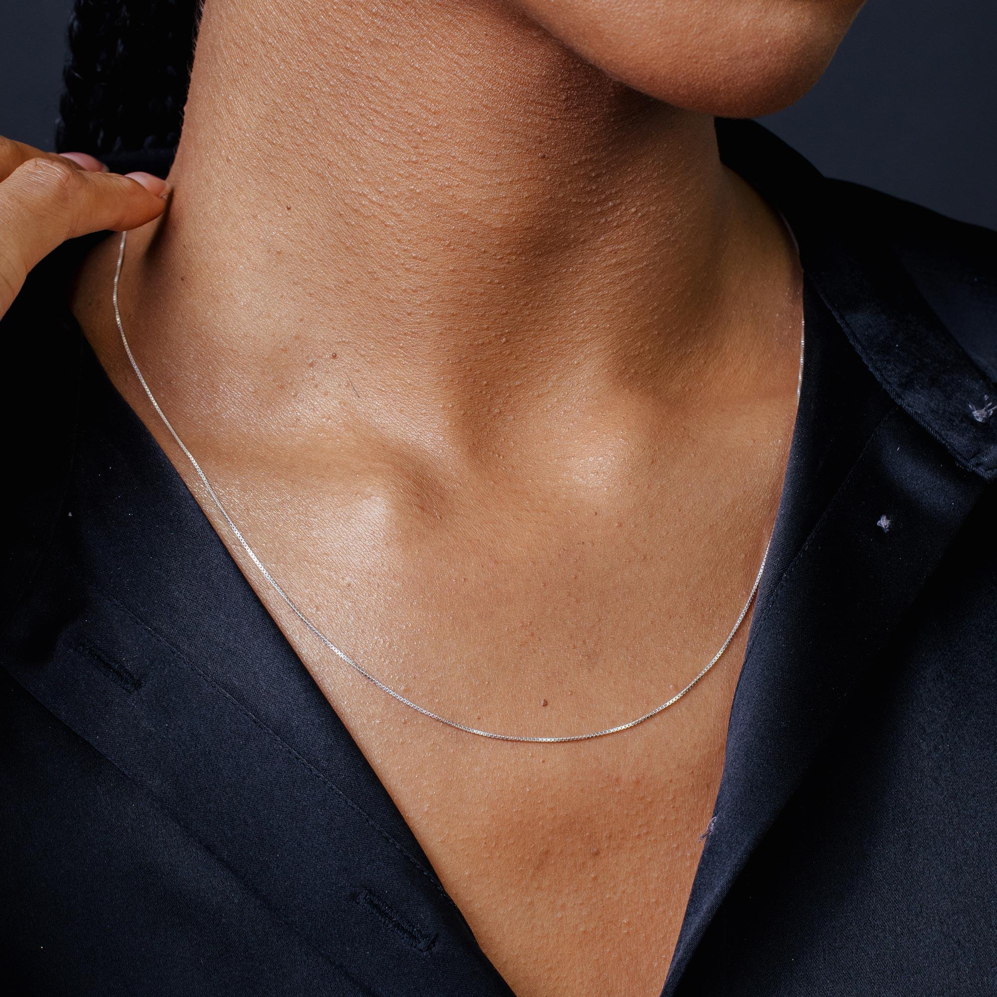 925 Sterling Silver Box Chain - Image 6