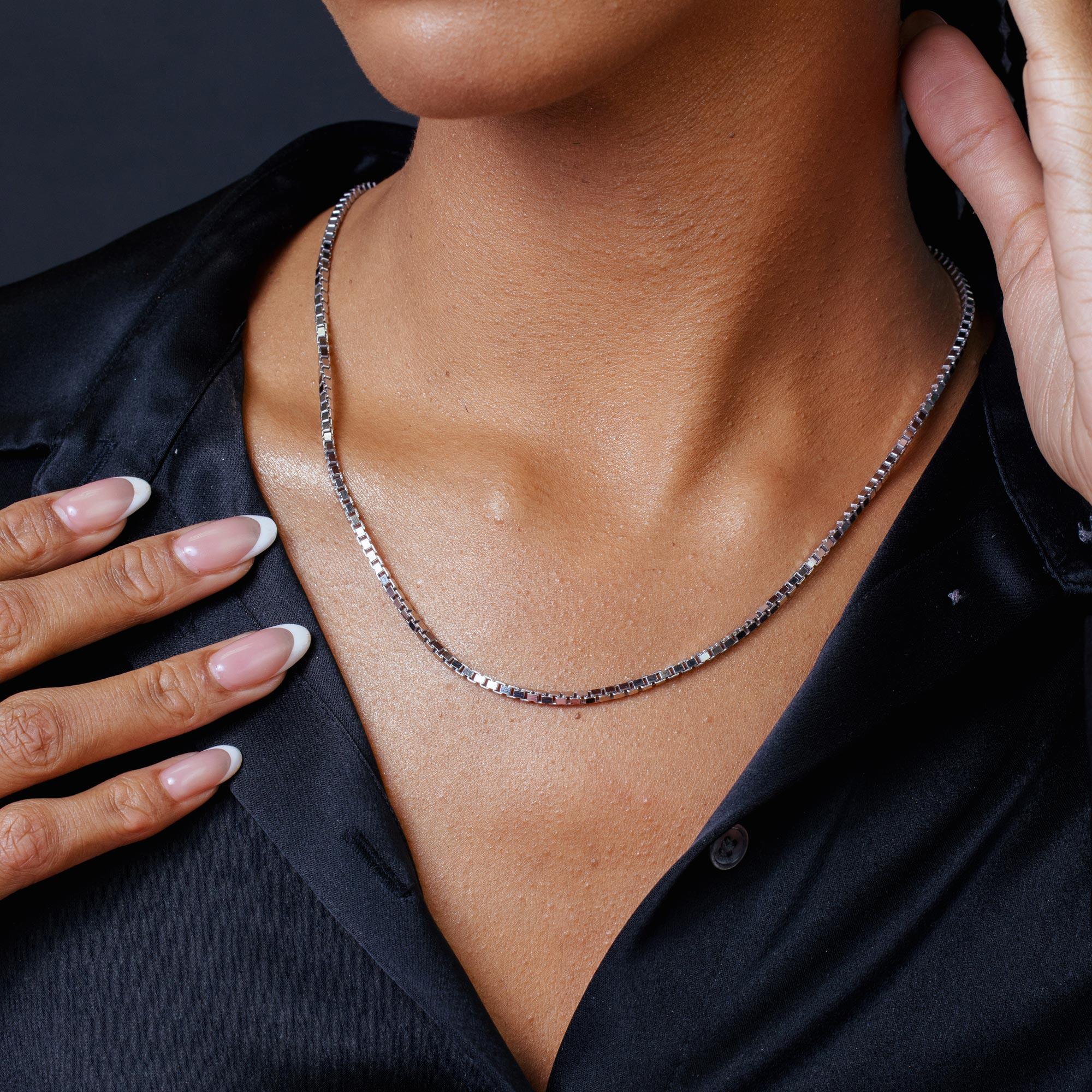 925 Sterling Silver Box Chain - Image 9