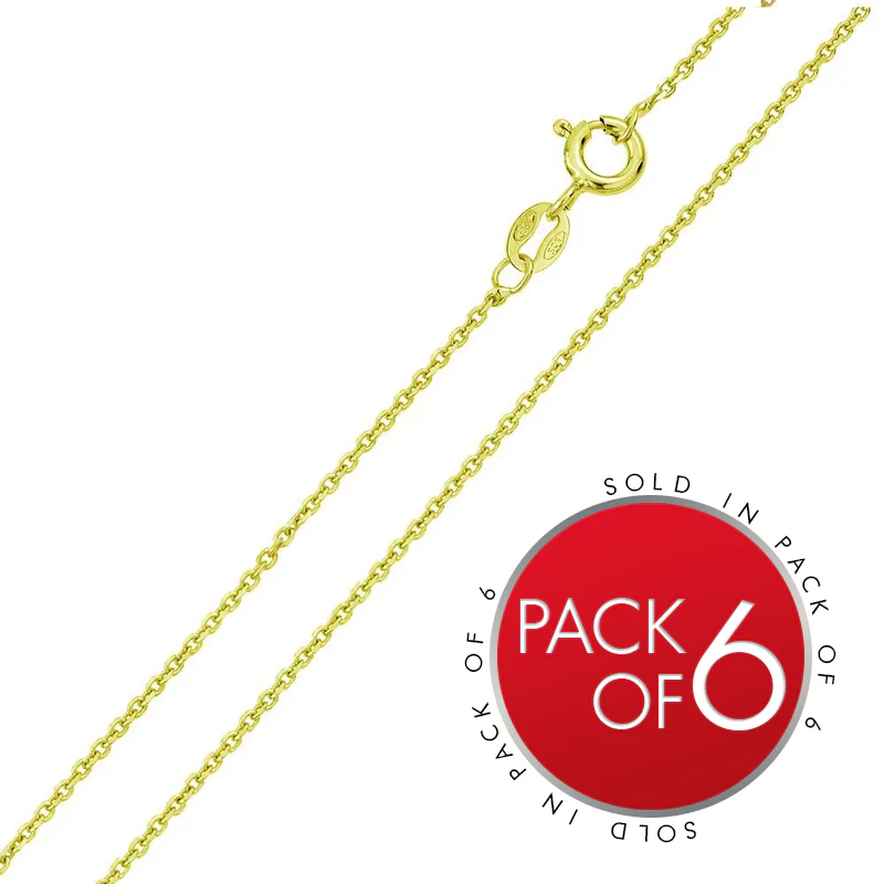 925 Sterling Silver Diamond Cut Anchor Chain - Image 4