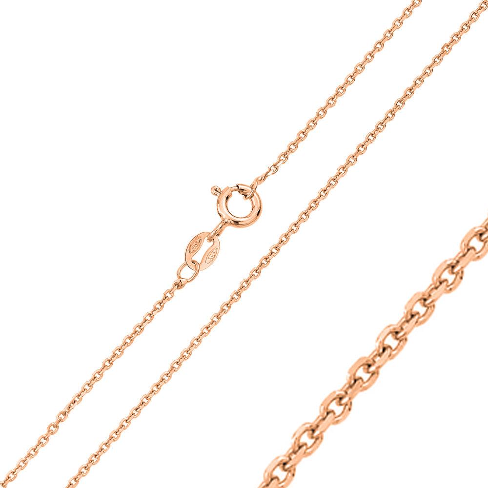 925 Sterling Silver Diamond Cut Anchor Chain - Image 5