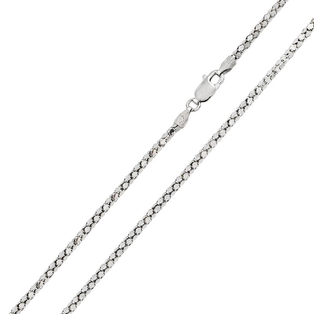 925 Sterling Silver Diamond Cut Flat Coreana Chain - Image 2