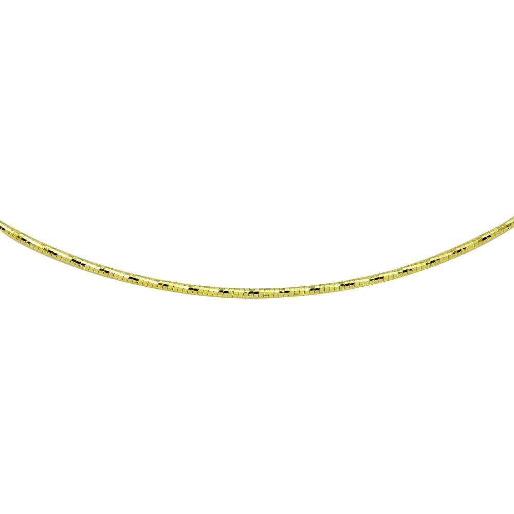 925 Sterling Silver Diamond Cut Omega Box Chain - Image 3