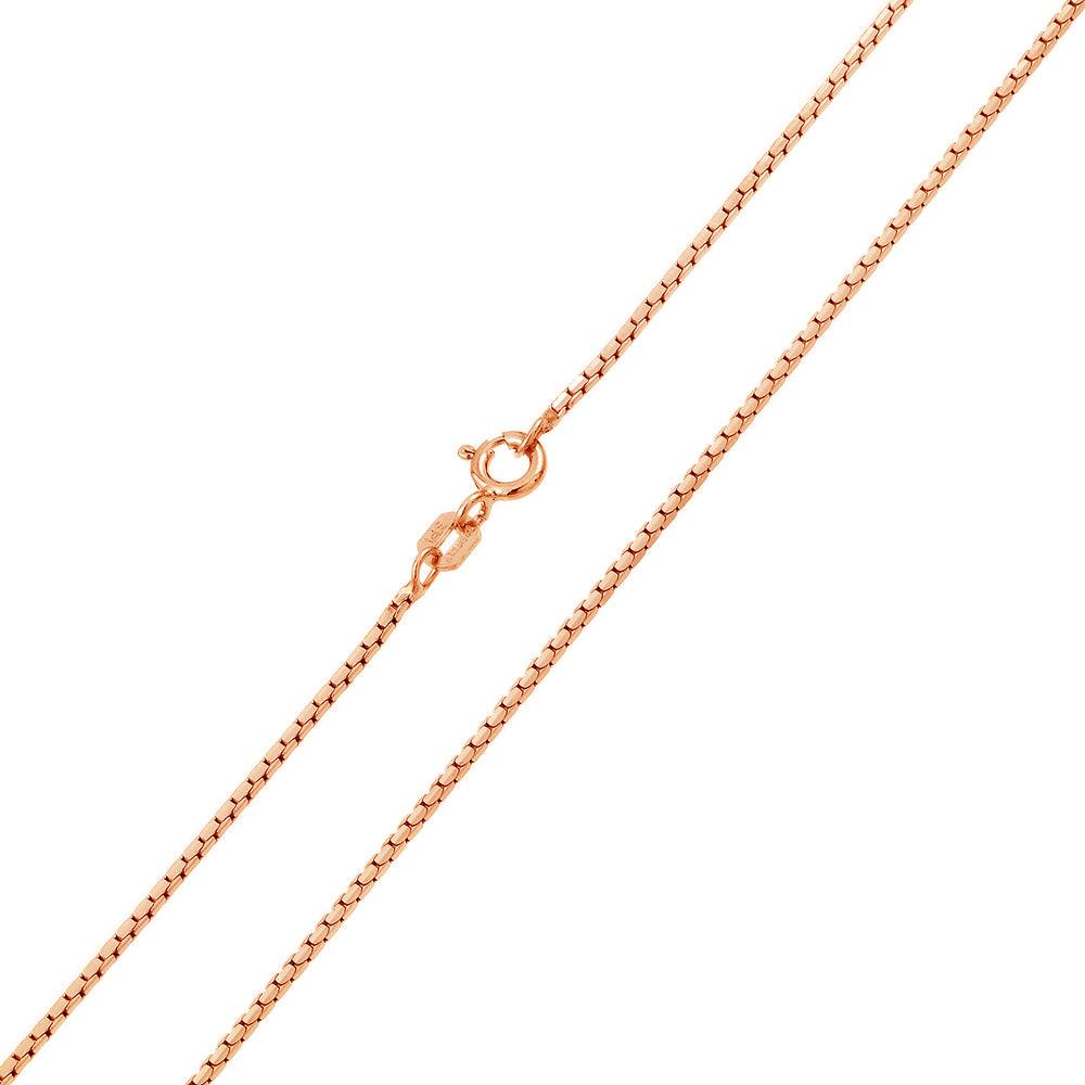 925 Sterling Silver Diamond V Cut Box Chain - Image 3