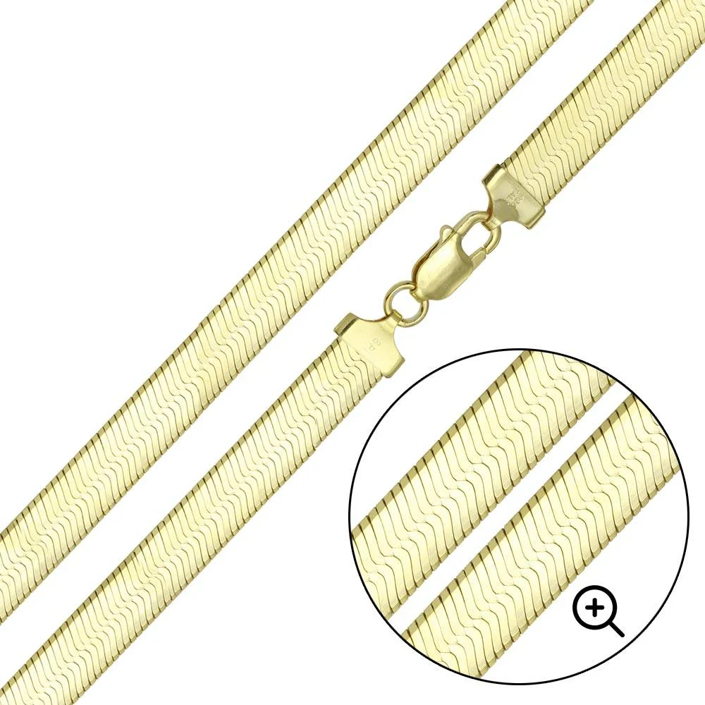 925 Sterling Silver Herringbone Chain or Bracelet - Image 2