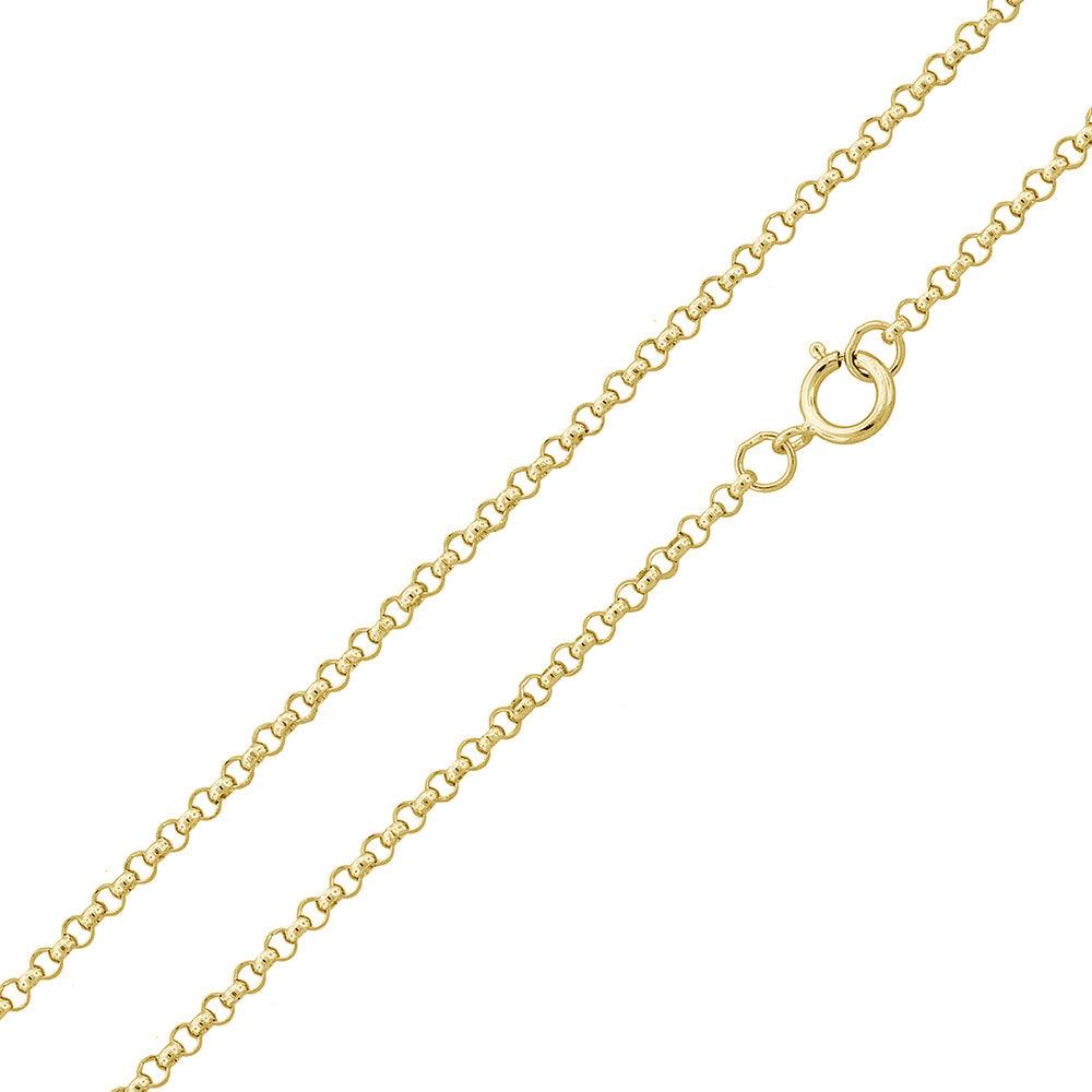 925 Sterling Silver Round Rolo Chain - Image 5