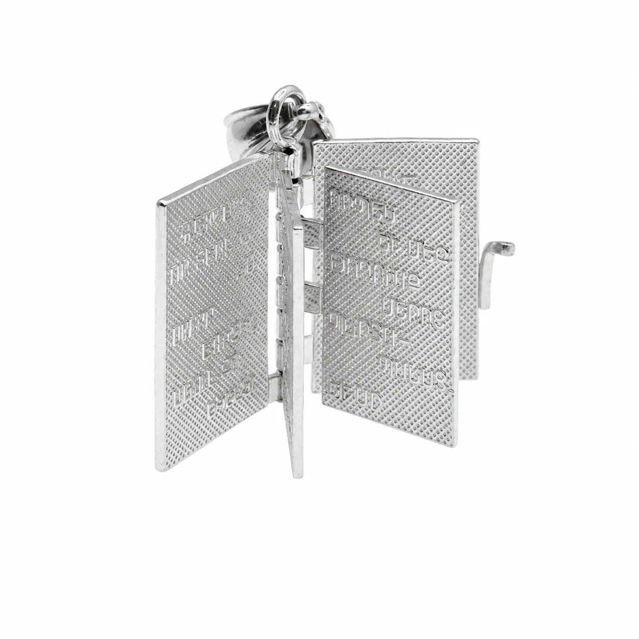 High Polish 925 Silver Small Bible Pendant - SPP00084 - Image 4