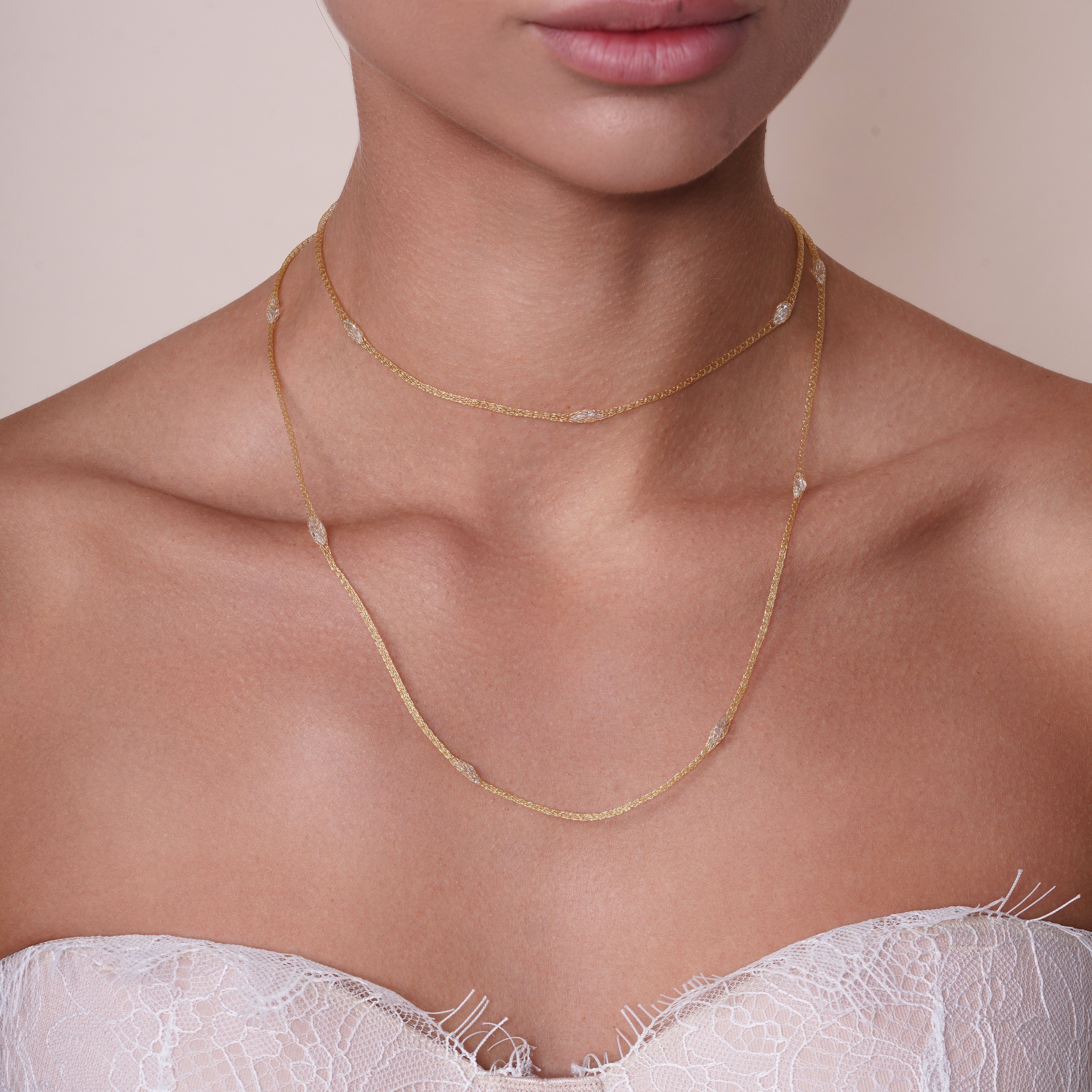 Silver 925  Rhodium Plated Mystical Chain Italian Necklace - ITN00051 - Image 2