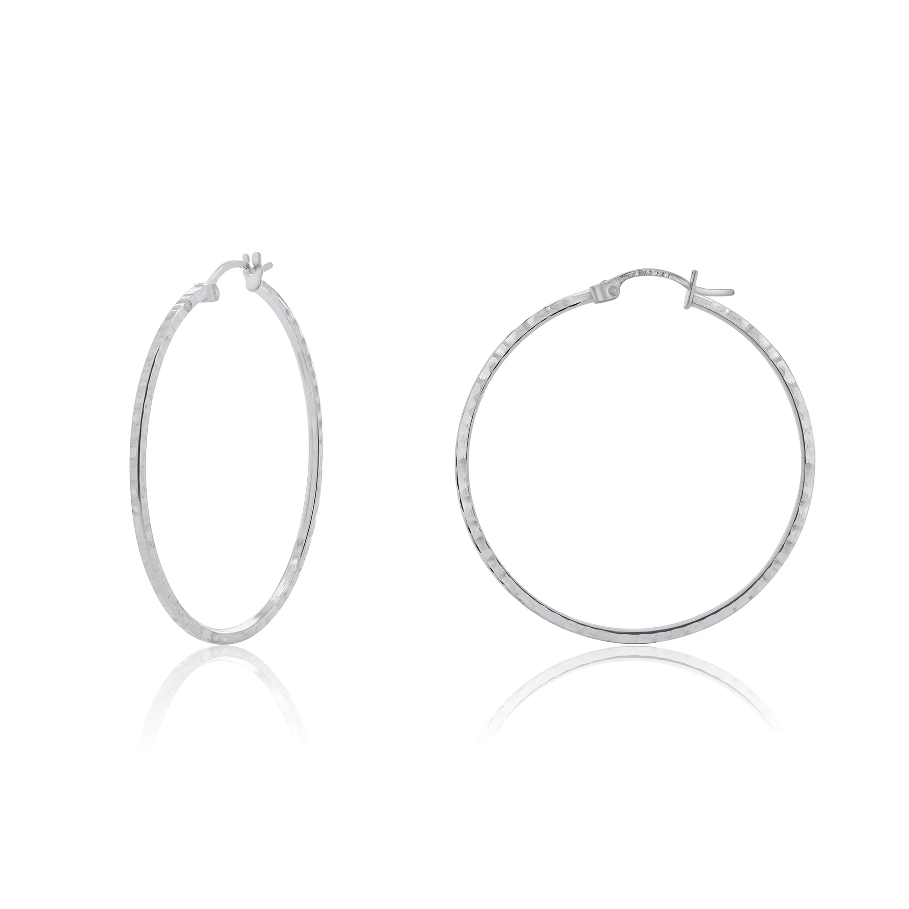 Silver 925 Round Hoop DC Earring Hoop 1.5mm - HP03-1.5