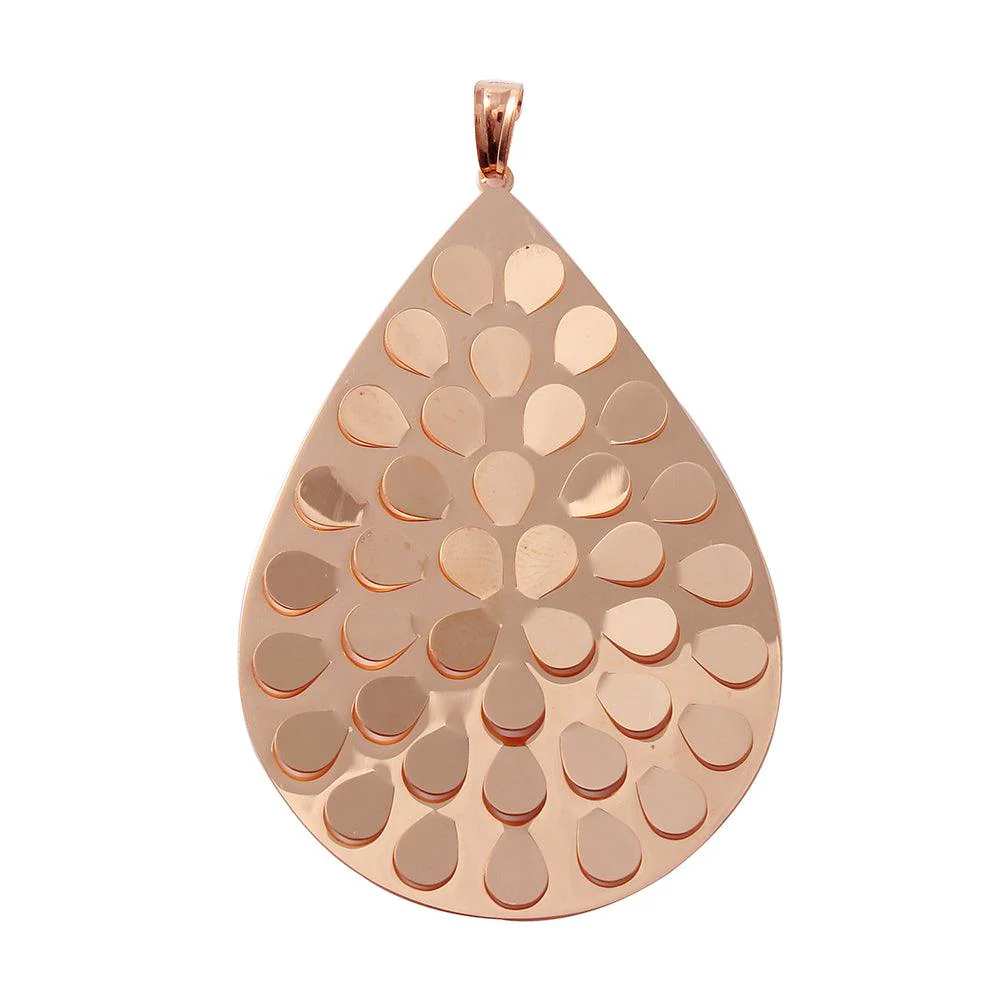 Silver 925  Plated Flat Drop Necklace - ECP00002 | ECP00005 - Image 3
